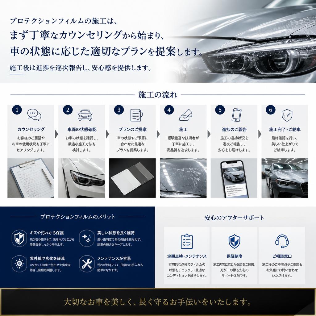 施工の流れ