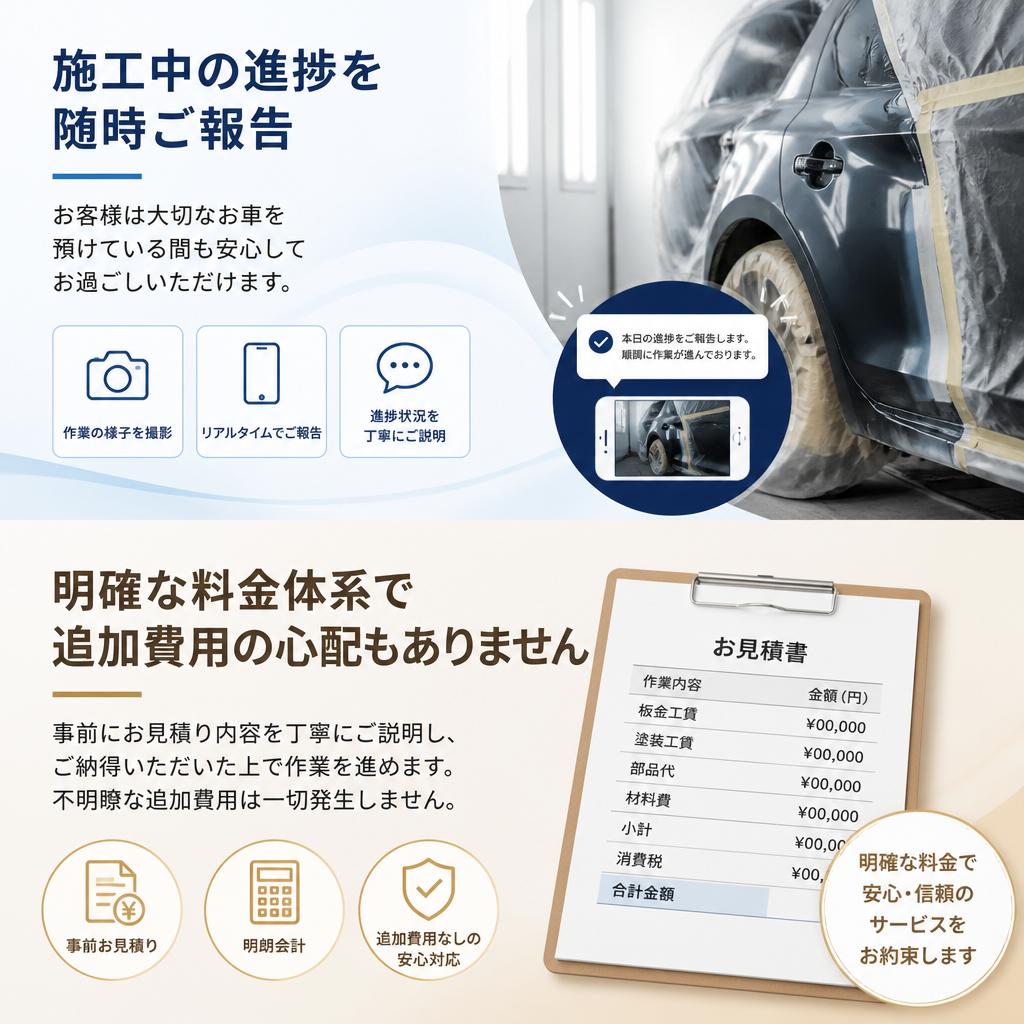 施工プロセスと安心の透明性