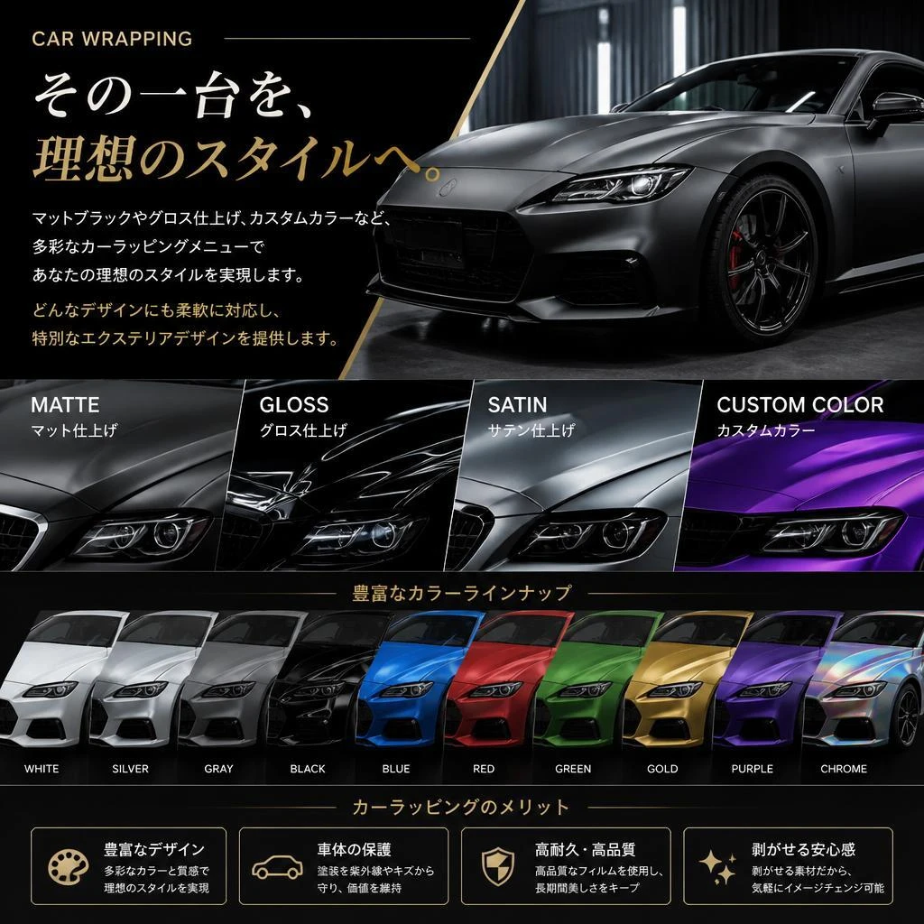 驚きのデザインラッピング