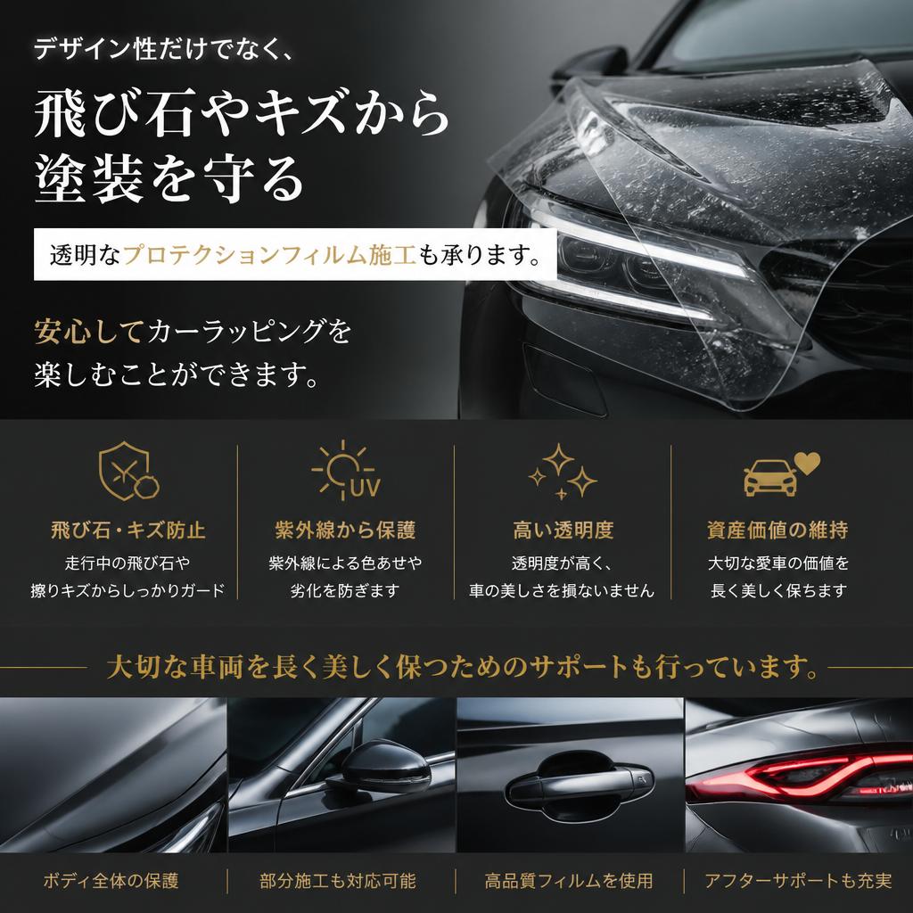 保護性能も兼ね備えたラッピング