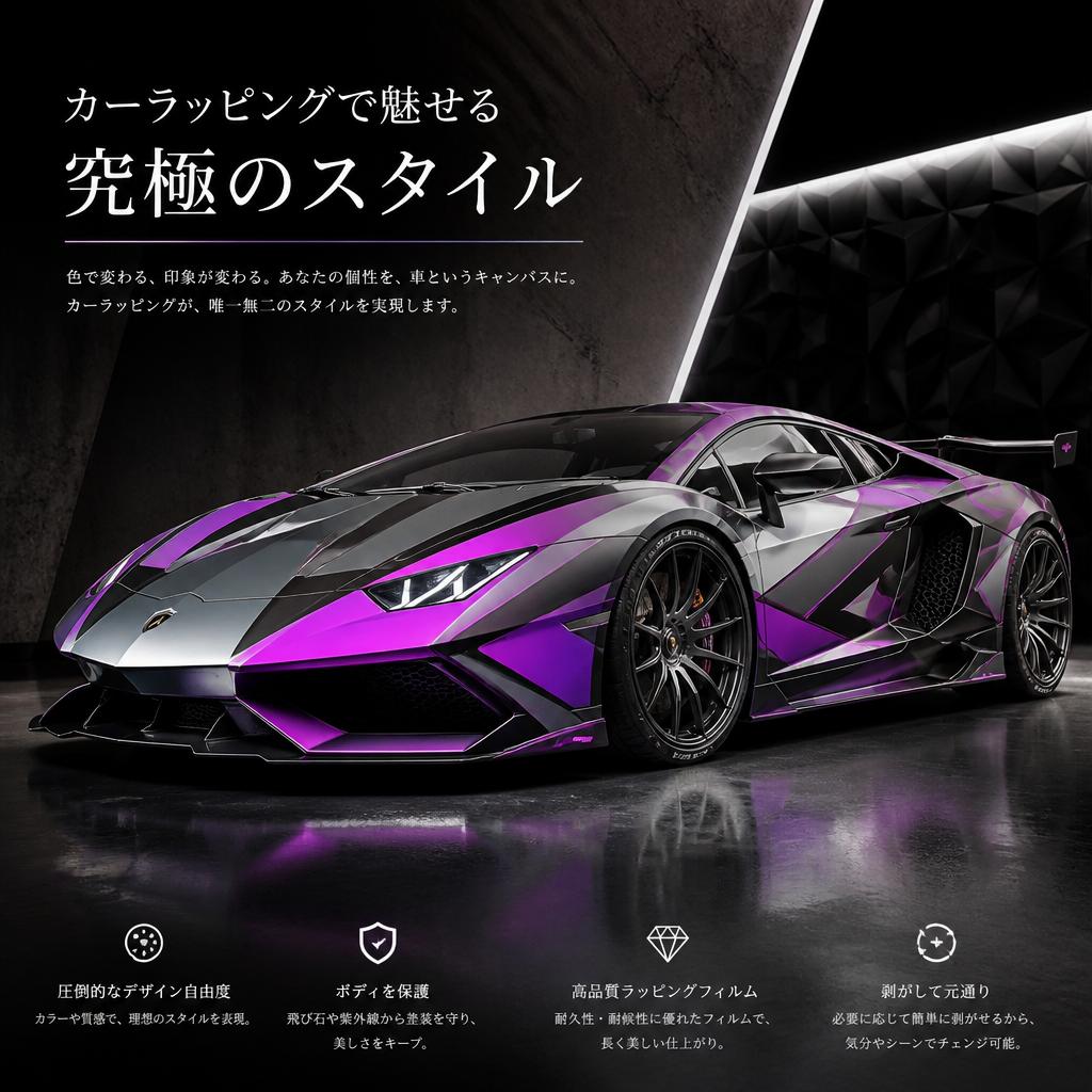 カーラッピングで魅せる究極のスタイル