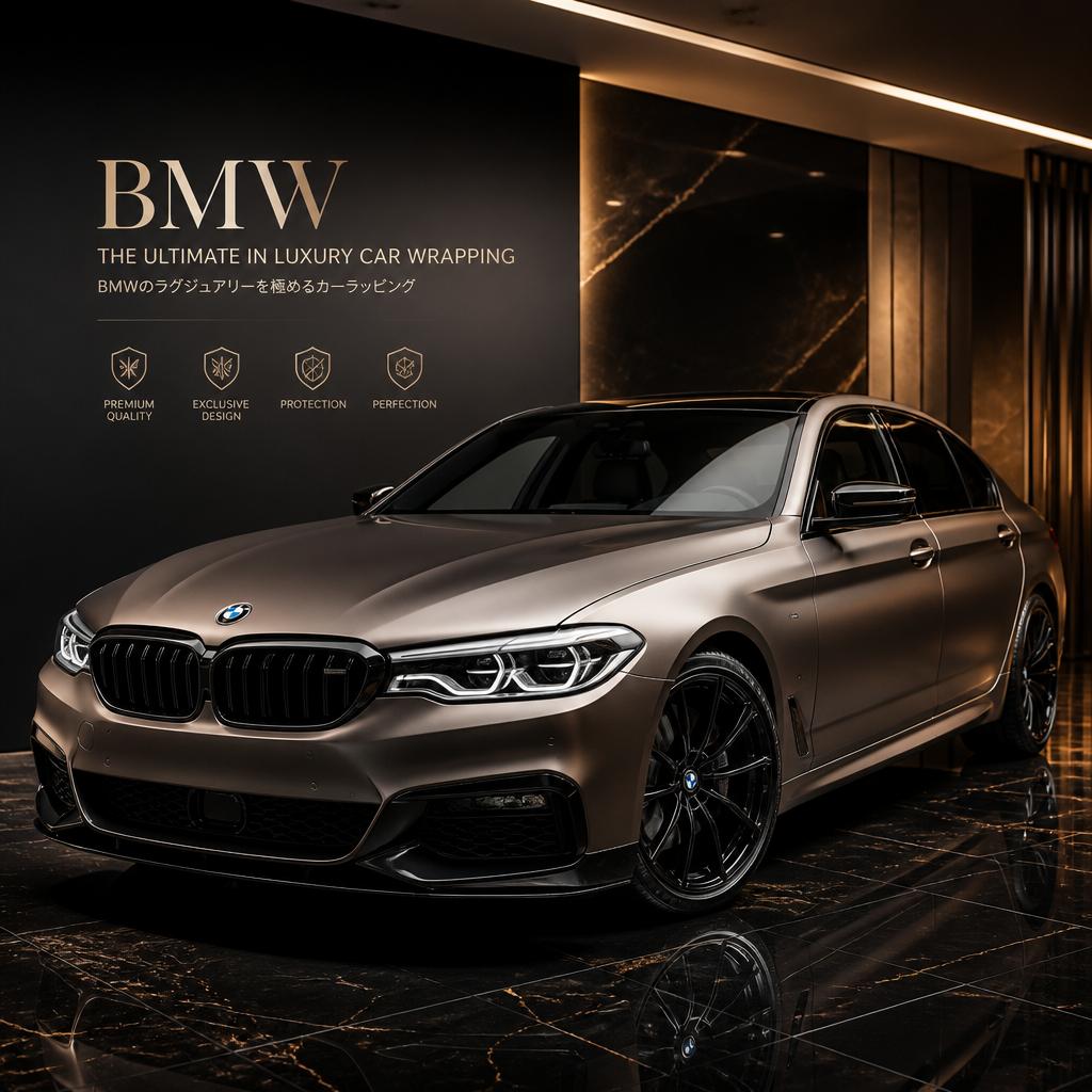 BMWのラグジュアリーを極めるカーラッピング福岡株式会社Xceed Design Garage
