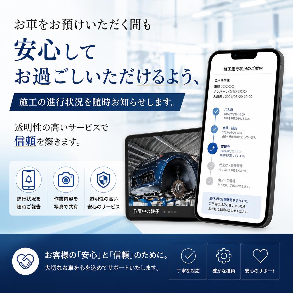 安心・安全の進行管理