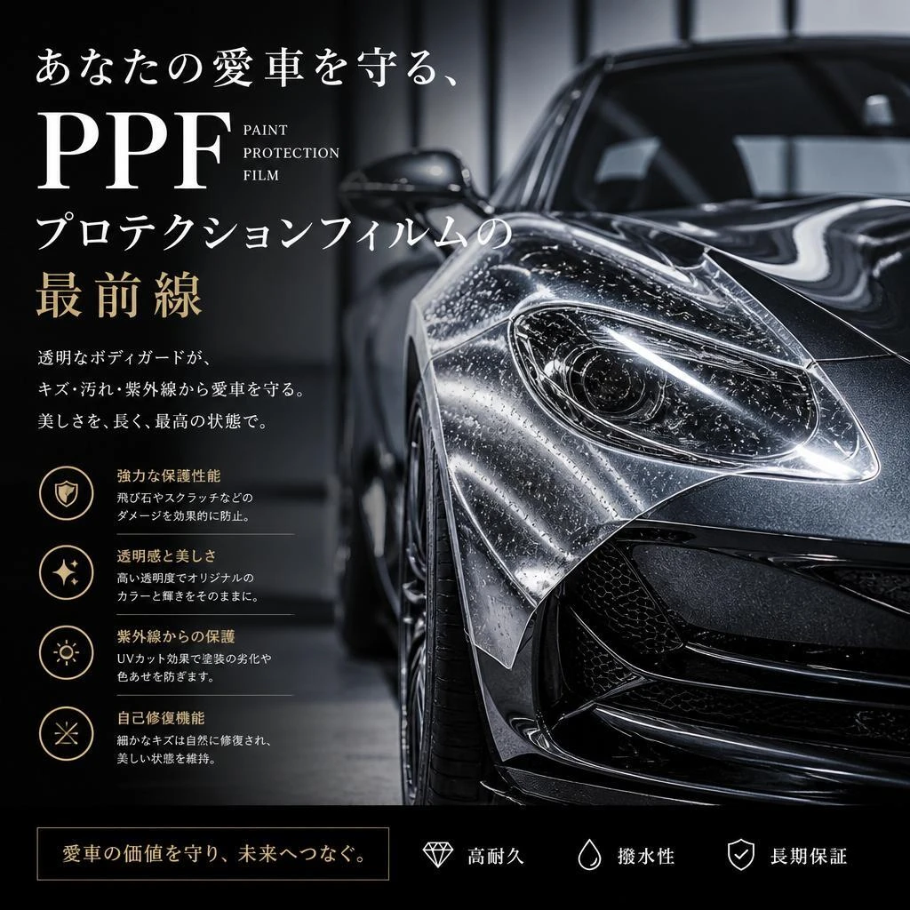 プロテクションフィルムとは？福岡PPFは株式会社Xceed Design Garage