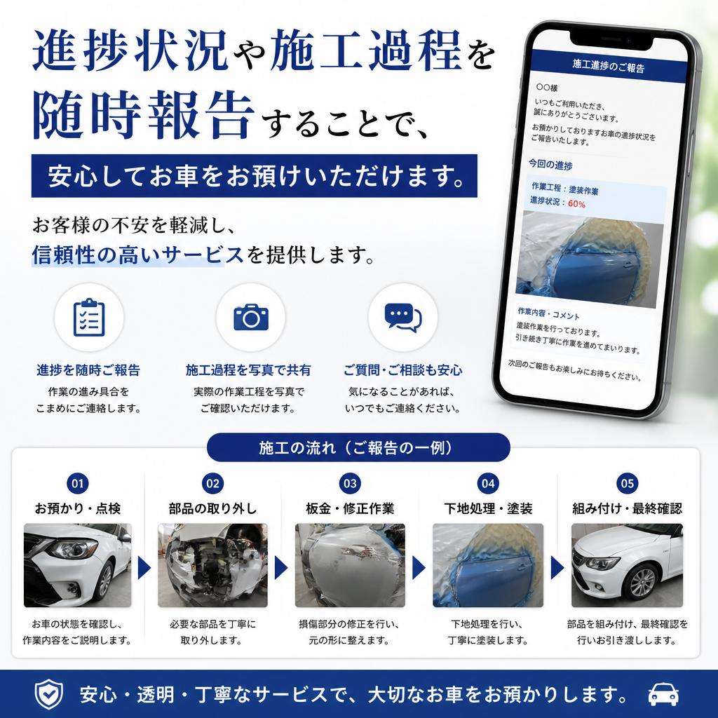 施工工程の透明性