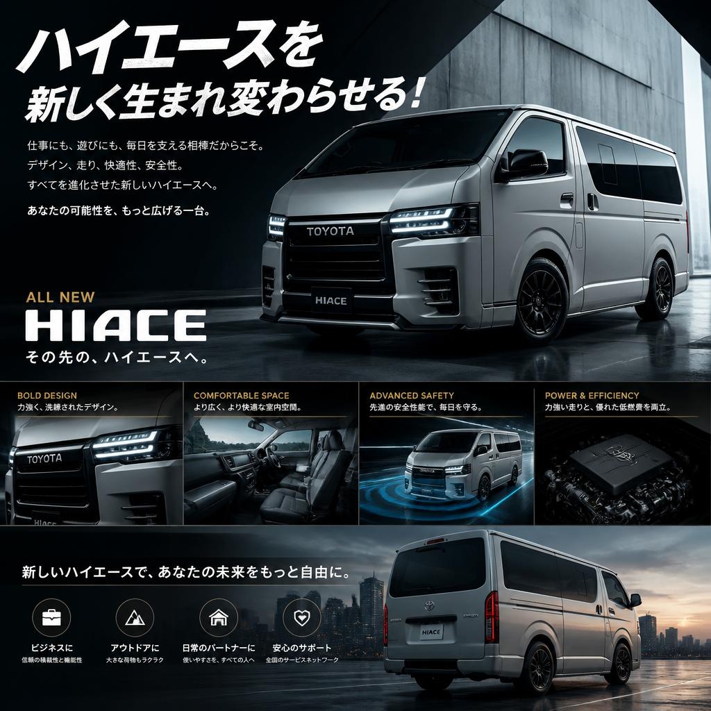 ハイエースを新しく生まれ変わらせる！福岡でカーラッピングは株式会社Xceed Design Garage