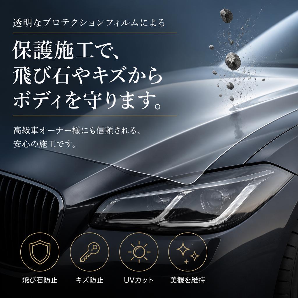愛車を守るプロテクションフィルム