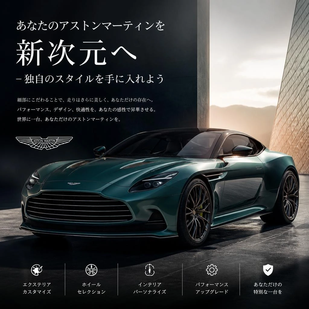 あなたのアストンマーティンを新次元へ福岡でカーラッピングは株式会社Xceed Design Garage