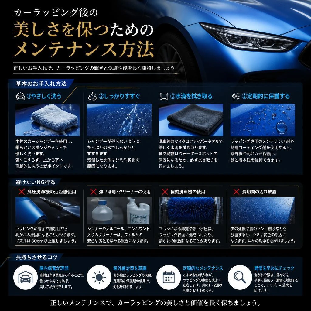 お手入れとメンテナンス方法