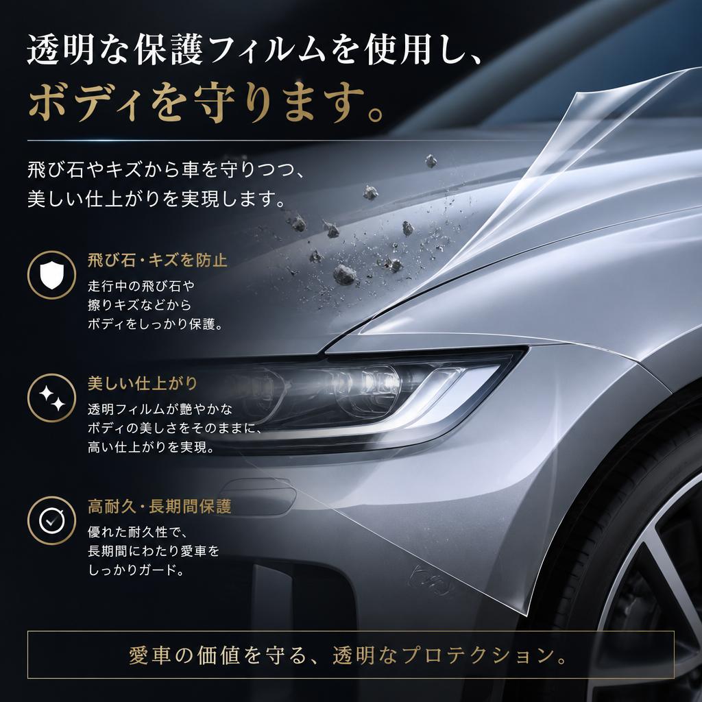 高品質なプロテクションフィルム