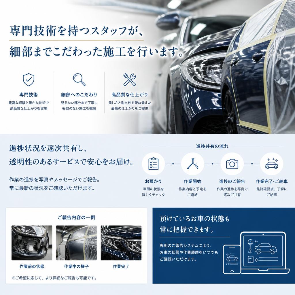 高い技術と透明性