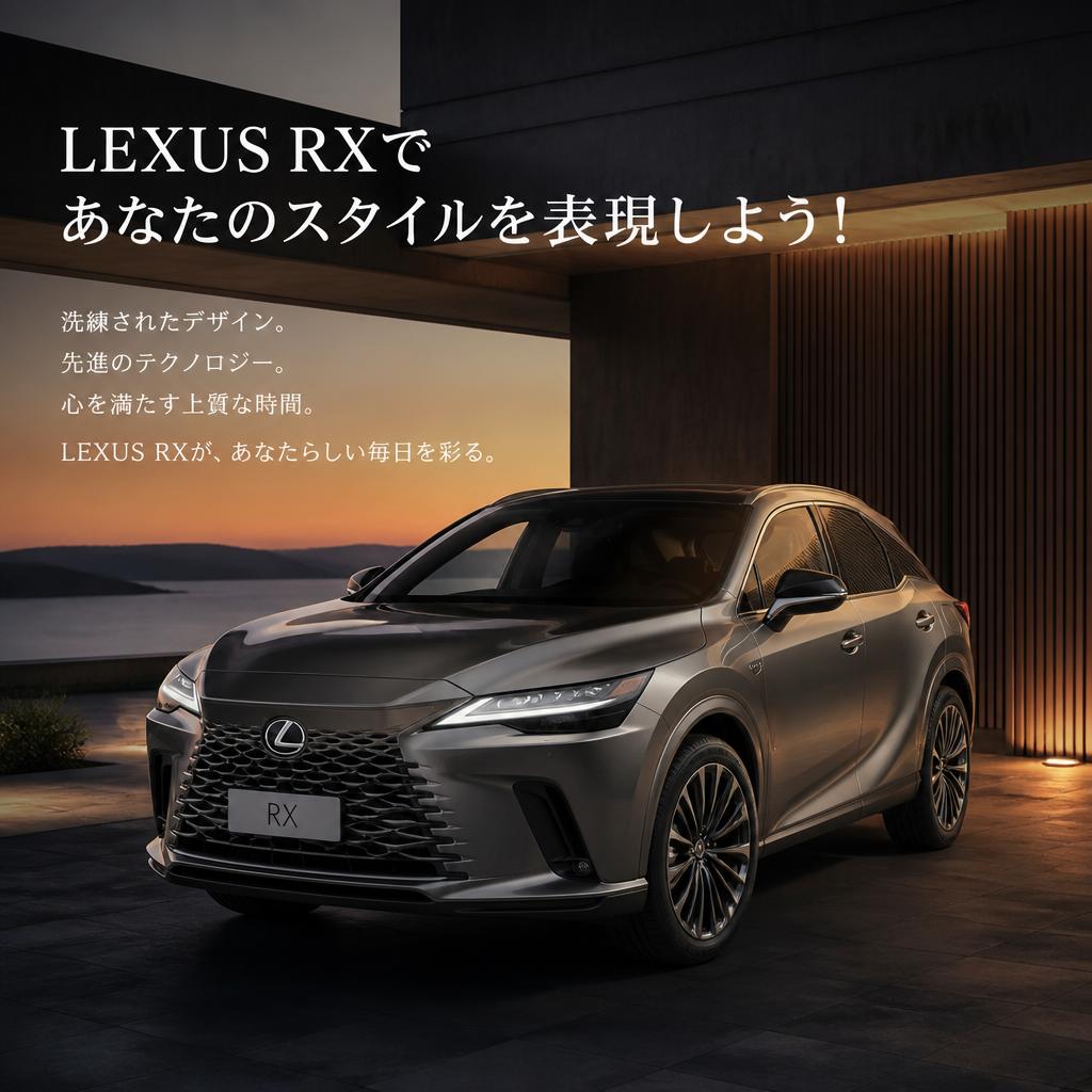 LEXUS RXであなたのスタイルを表現しよう！福岡でカーラッピングは株式会社Xceed Design Garage