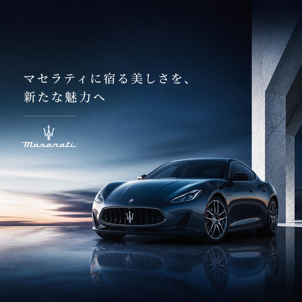 マセラティに宿る美しさを、新たな魅力へ。福岡でカーラッピングは株式会社Xceed Design Garage