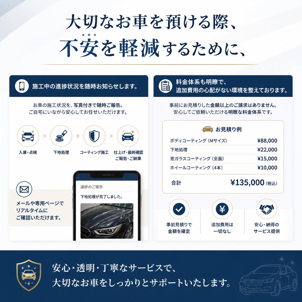 透明な進捗管理で安心感を提供
