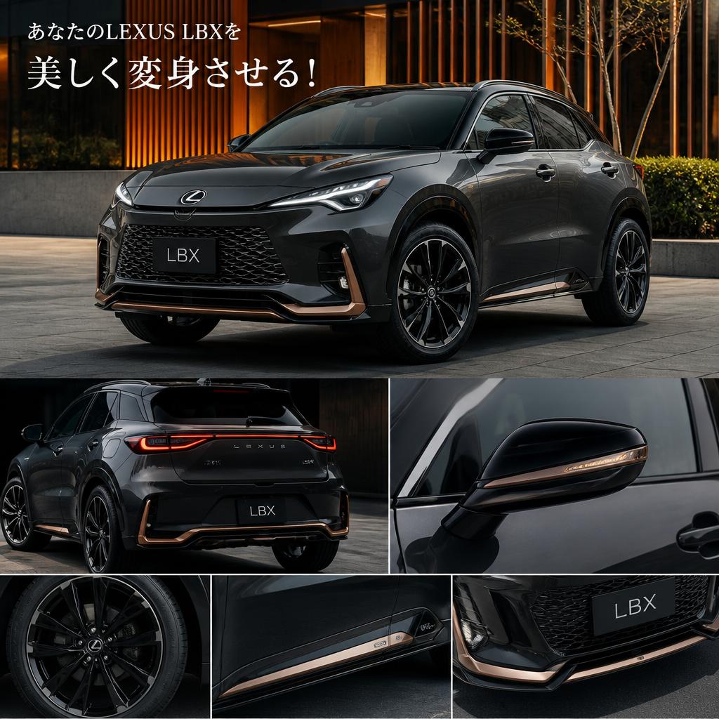 あなたのLEXUS LBXを美しく変身させる！福岡でカーラッピングは株式会社Xceed Design Garage