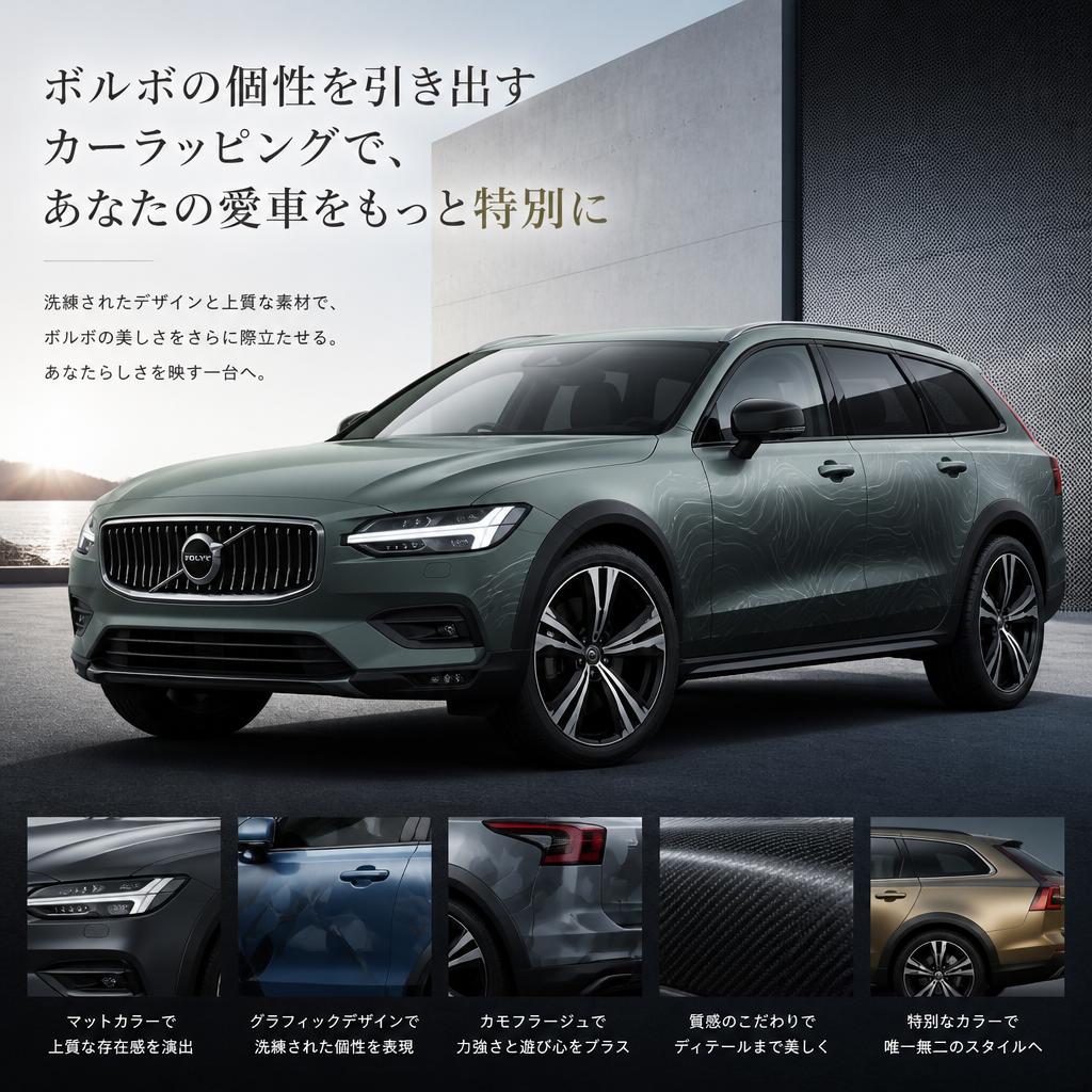 ボルボ福岡北九州でカーラッピングは株式会社Xceed Design Garage