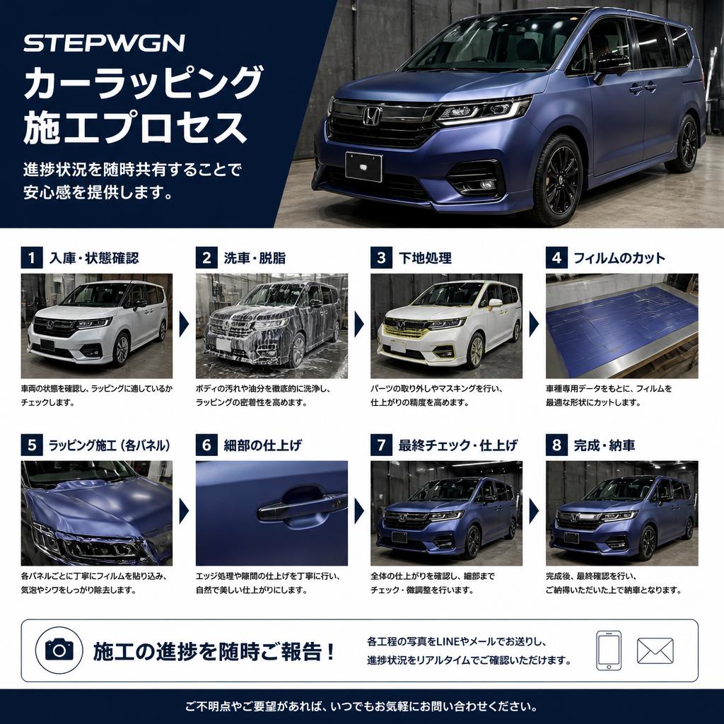 施工の流れと透明性