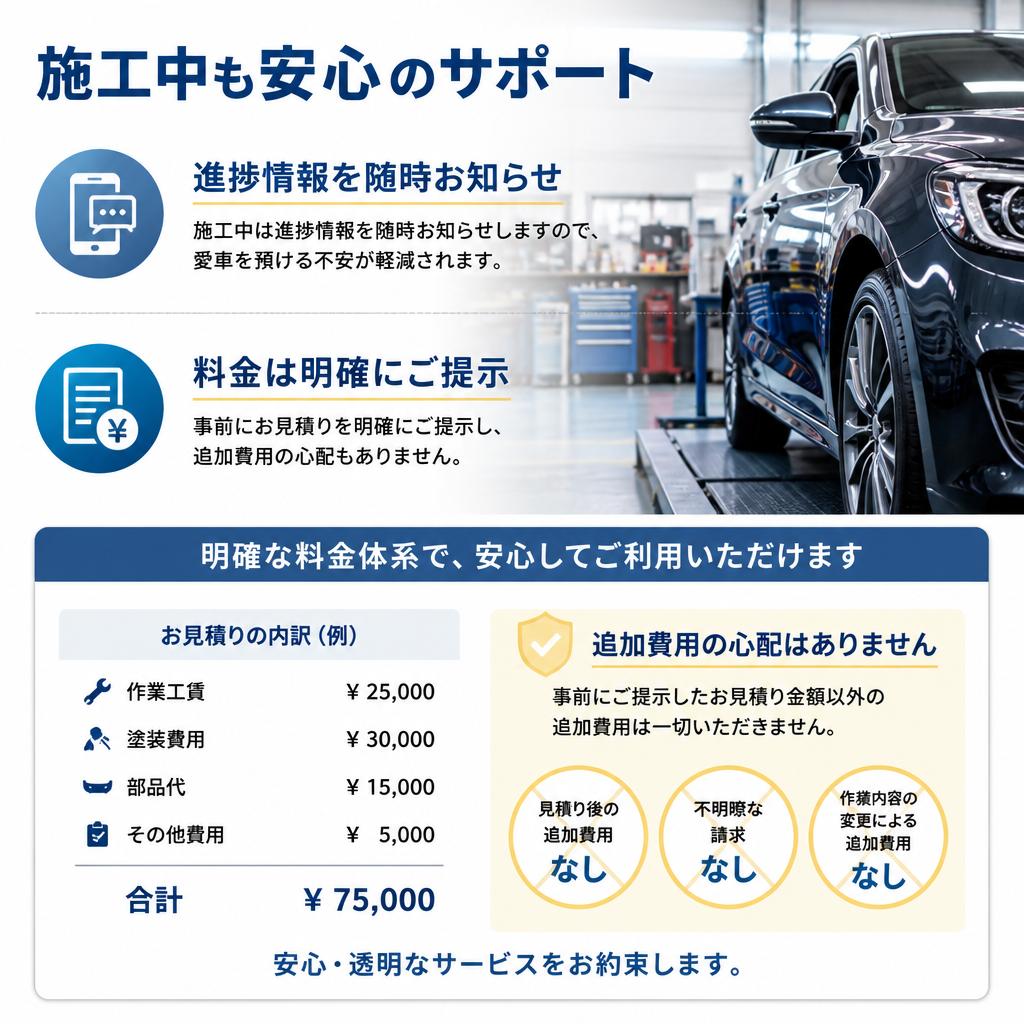 安心の施工プロセス