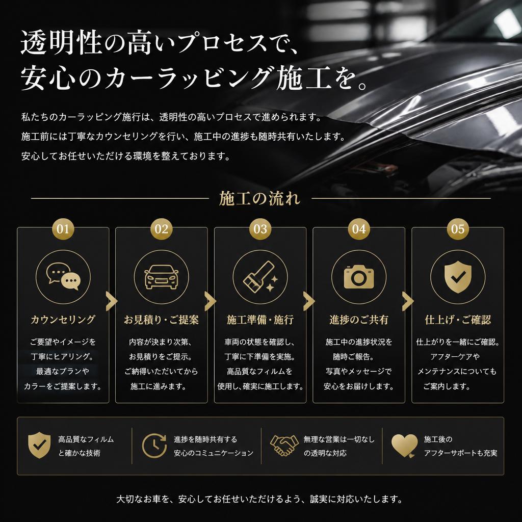 施工のプロセスと安心性